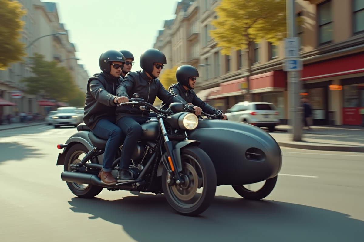 side-car passagers
