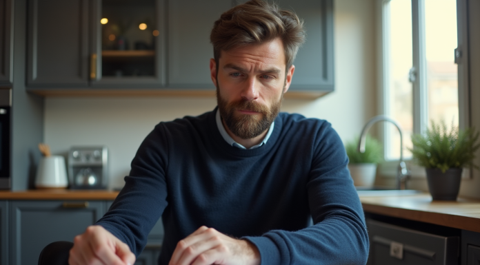 Demander une carte grise : validité photocopie et documents requis Homme vérifiant ses documents officiels à la maison